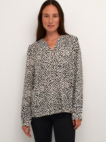 Kaffe Blouse 'Jetta' in Beige: voorkant