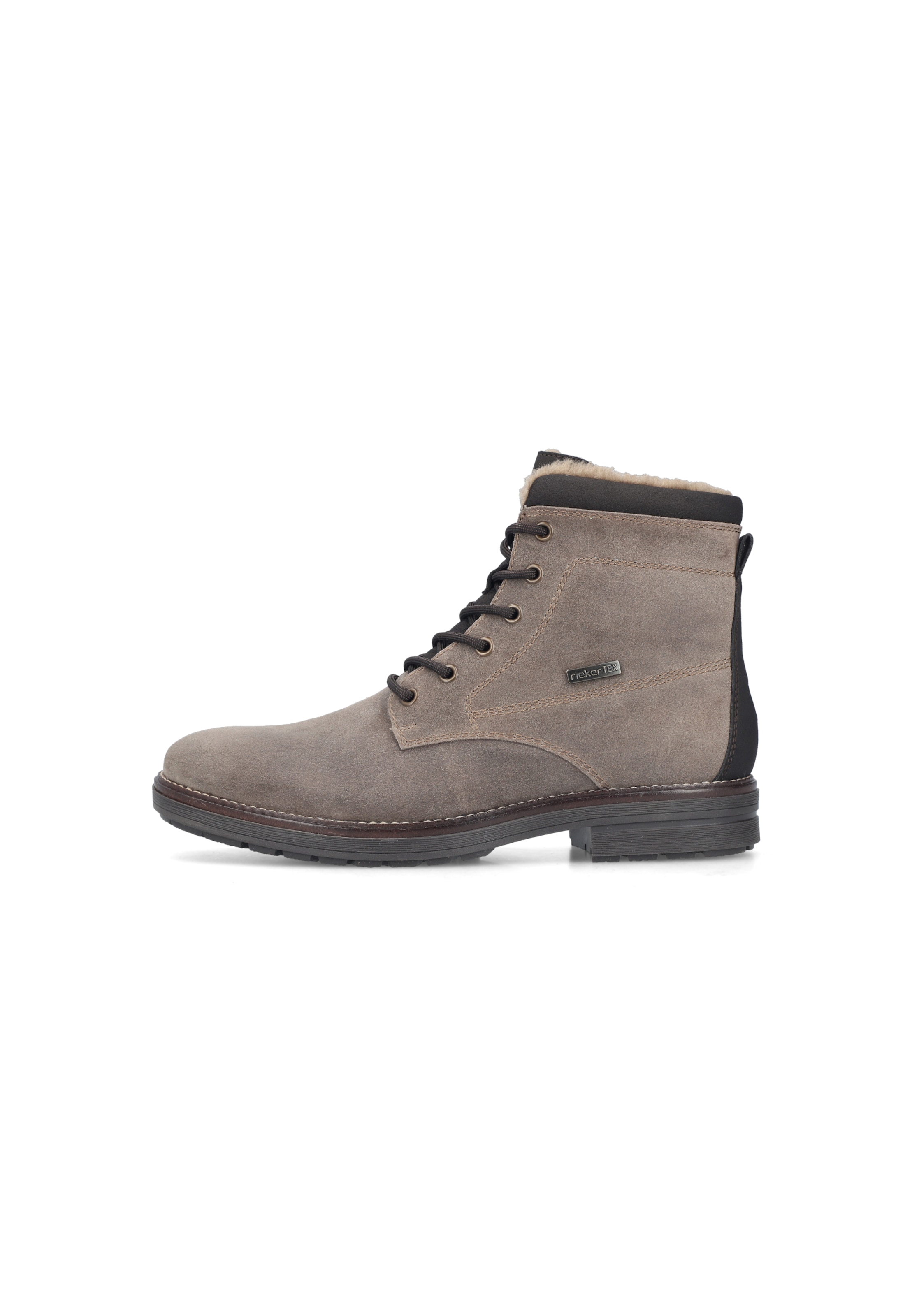 Bottines à lacets Rieker en beige