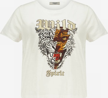 T-shirt 'Leona' Deeluxe en blanc : devant