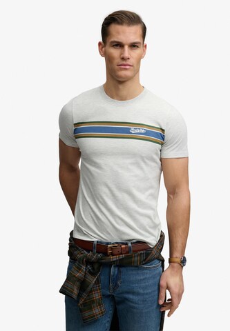 T-Shirt Superdry & Co en gris : devant