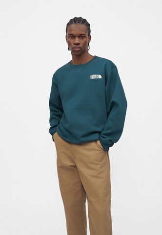 THE NORTH FACE Sweatshirt 'RETRO TRAIL' in Groen