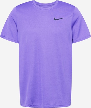 NIKE - Camisa funcionais 'Superset' em roxo: frente