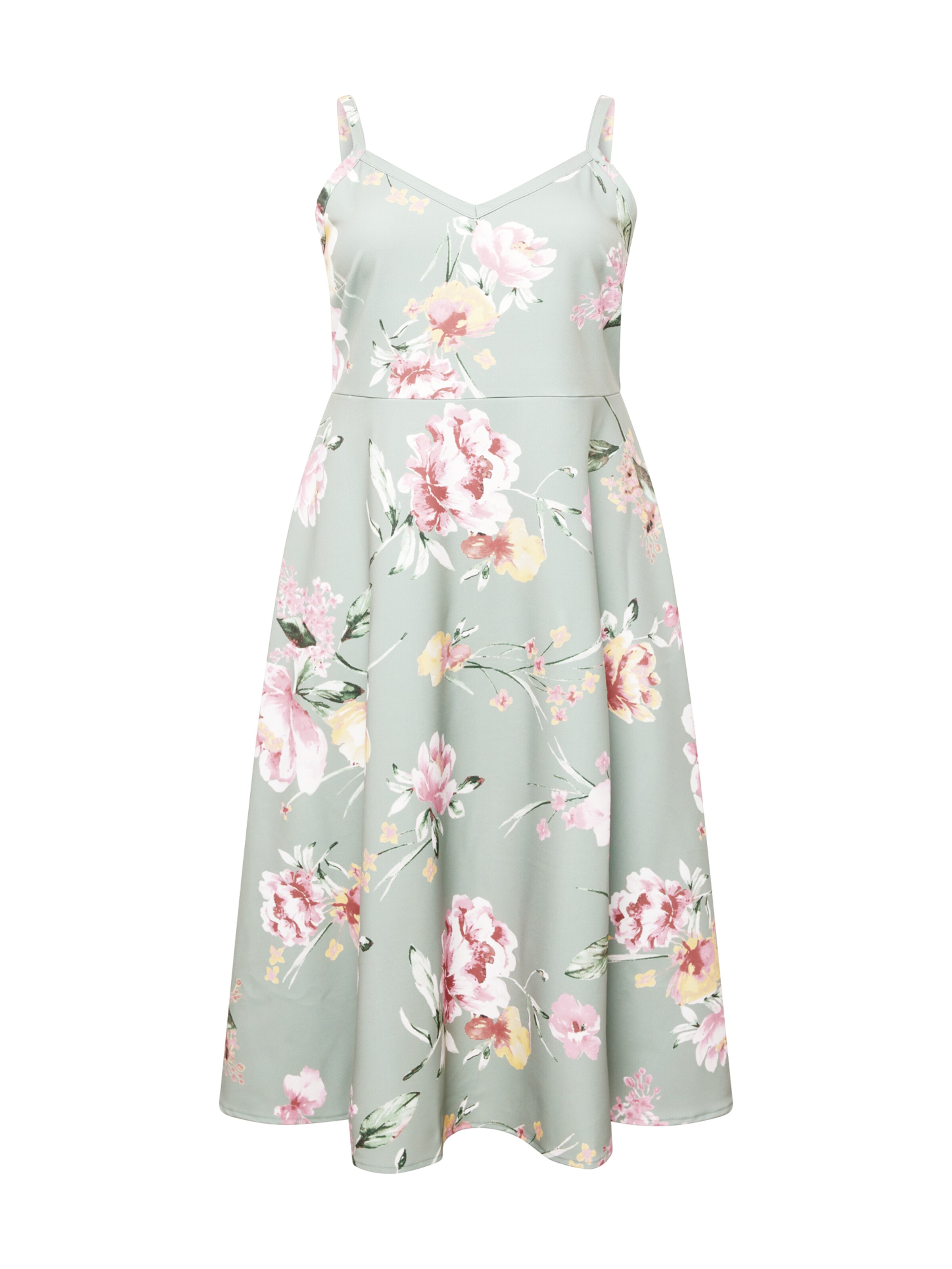 ABOUT YOU Curvy Šaty 'Candy' – zelená: přední strana