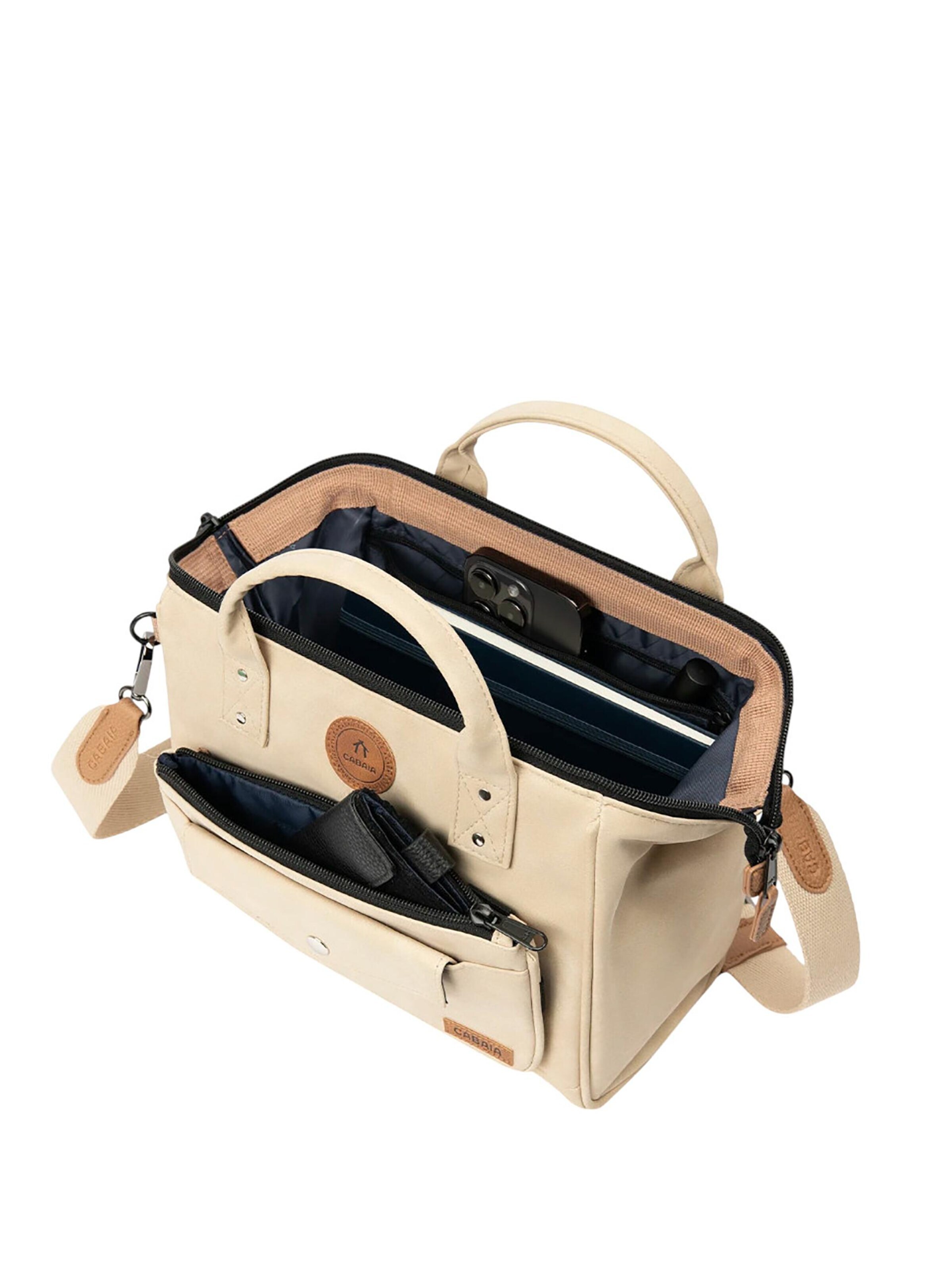 Cabaia Crossbody Bag 'Andenne' in Beige