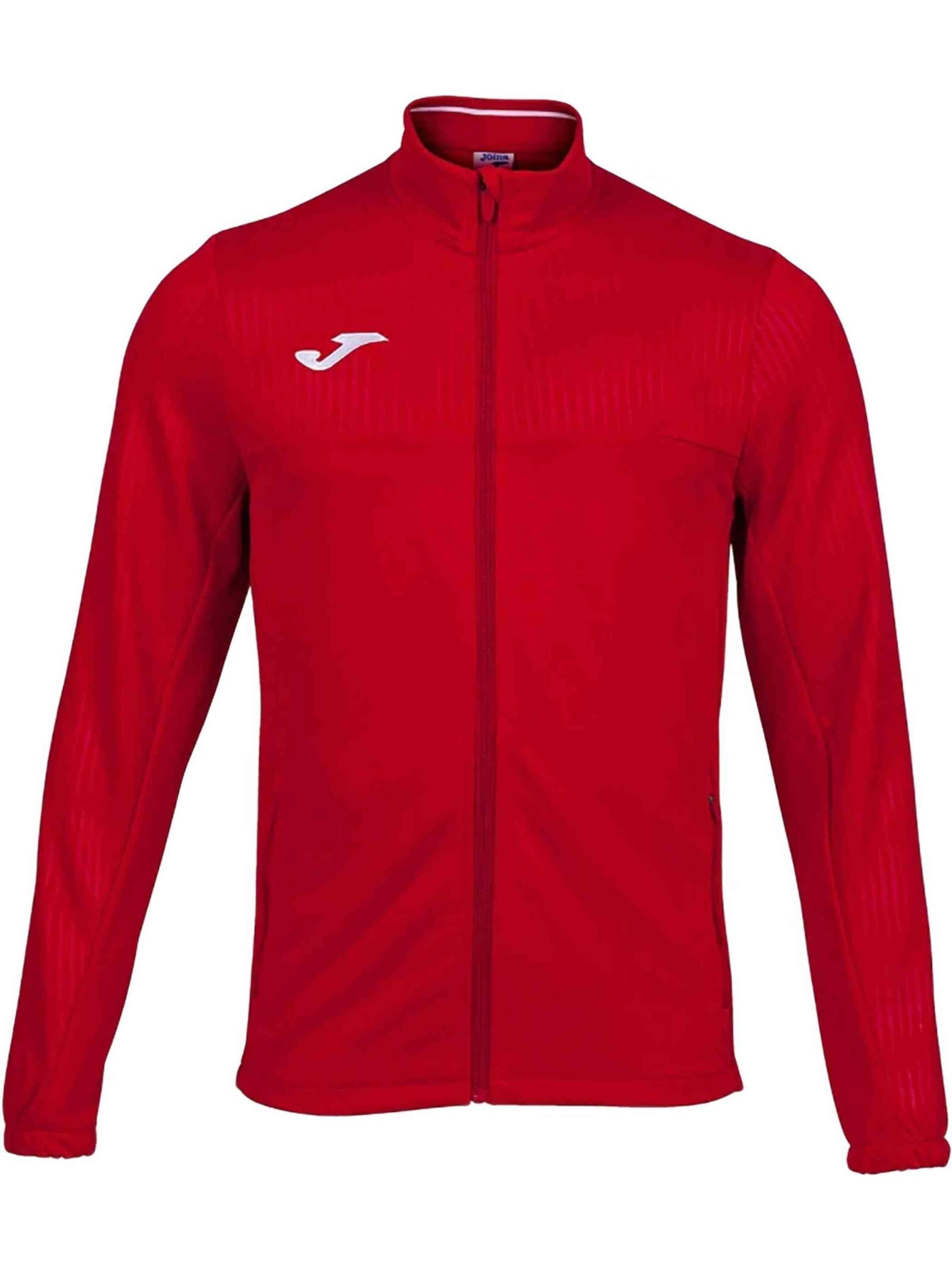 JOMA - Sudadera con cremallera deportiva 'Montreal' en rojo: frente