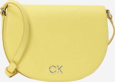 Geantă de umăr Calvin Klein pe galben lămâie / argintiu, Vizualizare produs