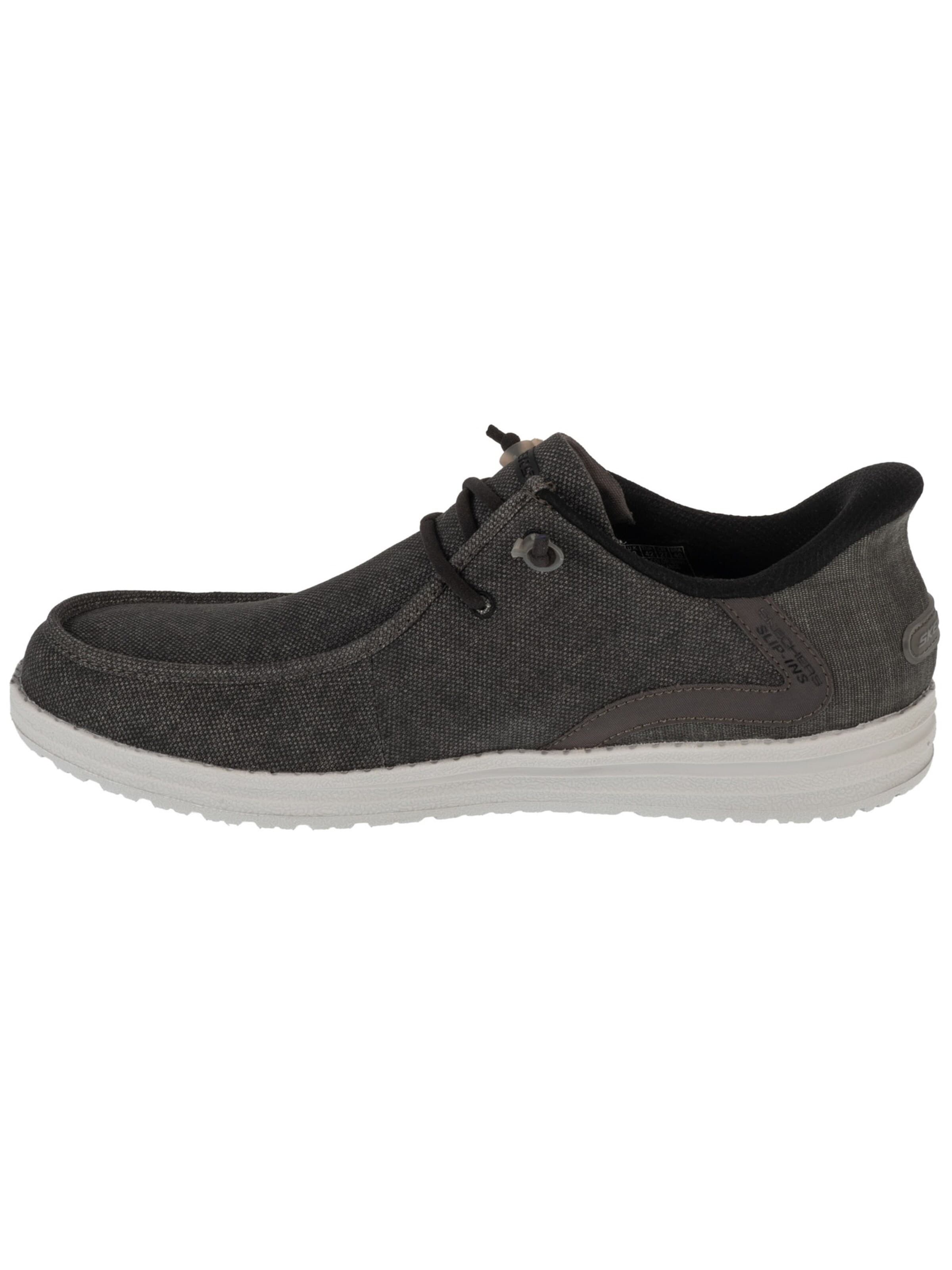 SKECHERS Sneakers laag 'Skechers Slip-Ins: Melson - Coronado' in Grijs: voorkant