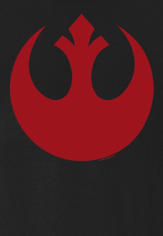 LOGOSHIRT Shirt 'Star Wars Rebel Alliance' in Black