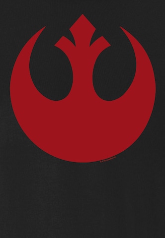 LOGOSHIRT T-Shirt 'Star Wars Rebel Alliance' in Schwarz