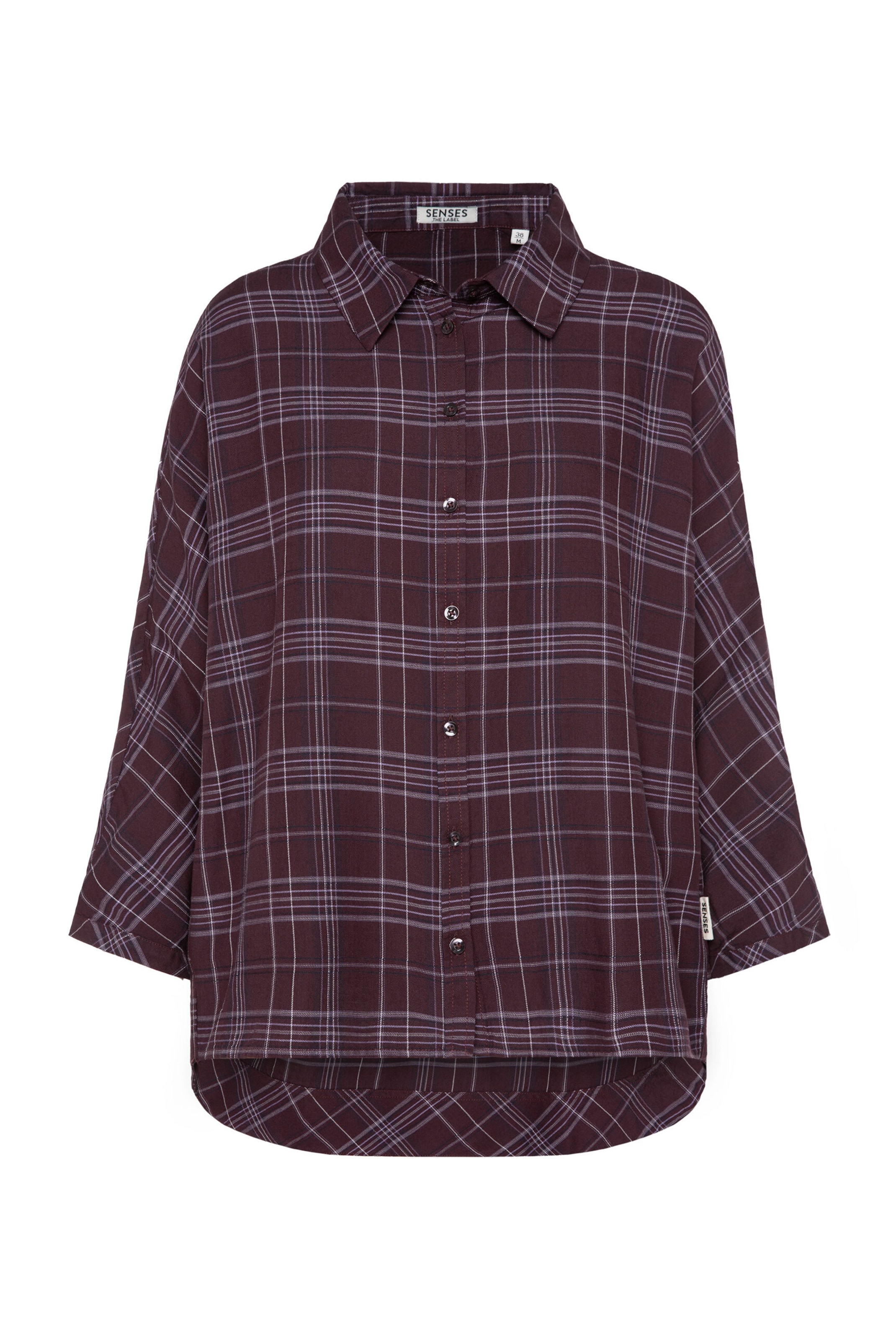 SENSES.THE LABEL Bluse in Rot: Vorderseite