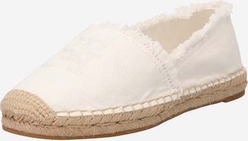 Espadrile de la TOMMY HILFIGER pe bej: față