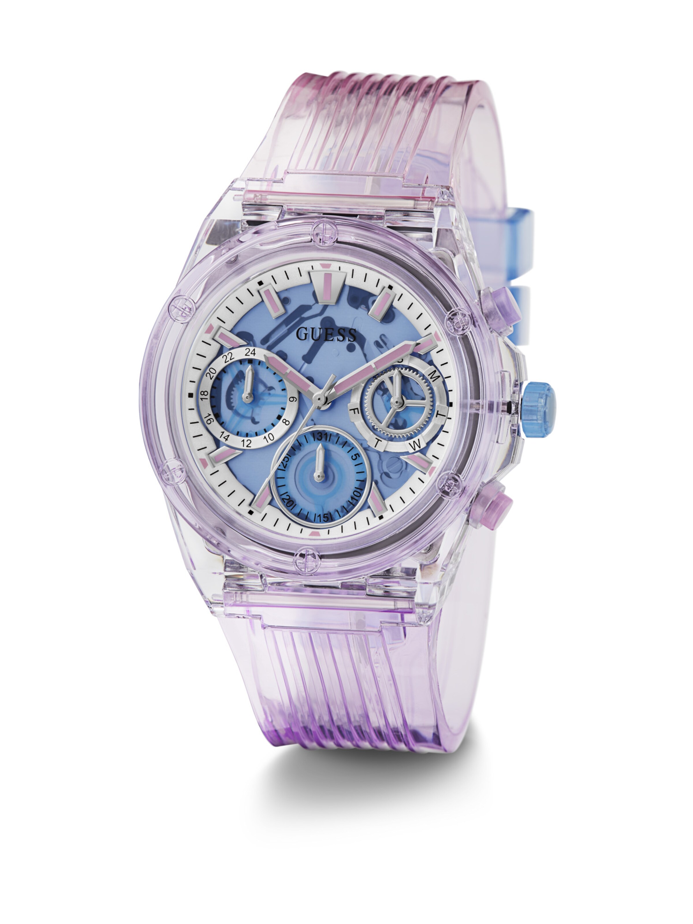 GUESS Uhr 'Athena' in Pink