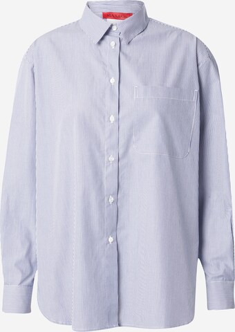 MAX&Co. Blouse 'INIZIO' in Blauw: voorkant