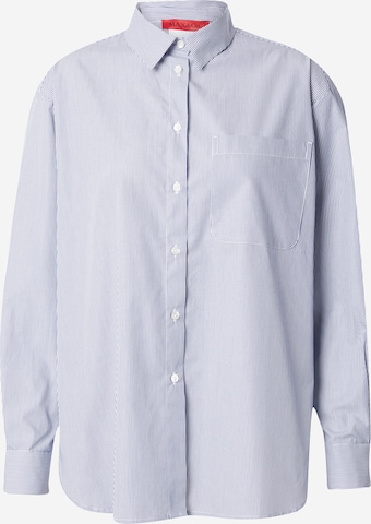 MAX&Co. Blouse 'INIZIO' in Blauw: voorkant
