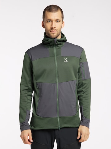 Haglöfs Athletic Fleece Jacket 'Astral' in Grey: front