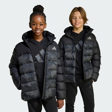 Veste de sport ADIDAS SPORTSWEAR en noir : devant