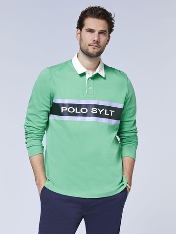 Polo Sylt Shirt in Grün: predná strana