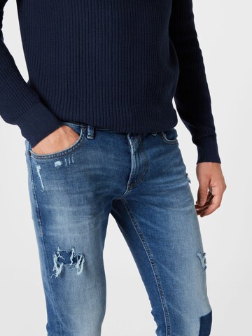 Coupe slim Jean 'Piers' TOM TAILOR DENIM en bleu