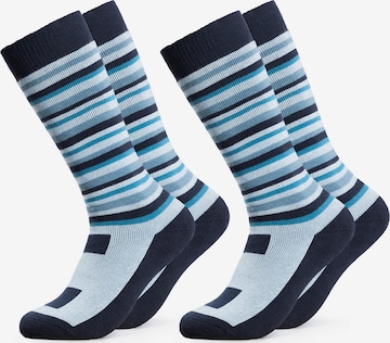 Occulto Sportsokken in Blauw: voorkant