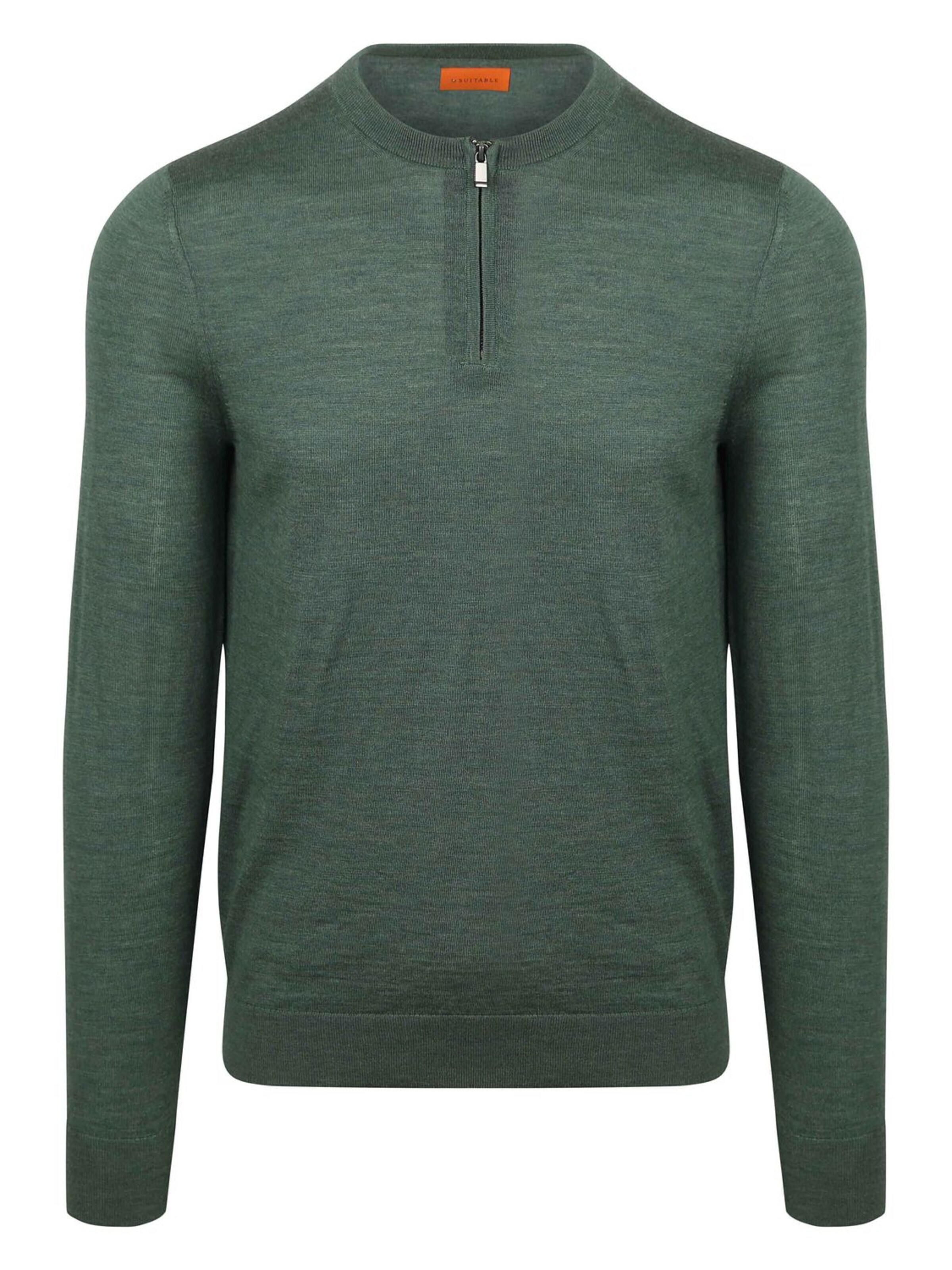 Suitable Shirt in Groen: voorkant