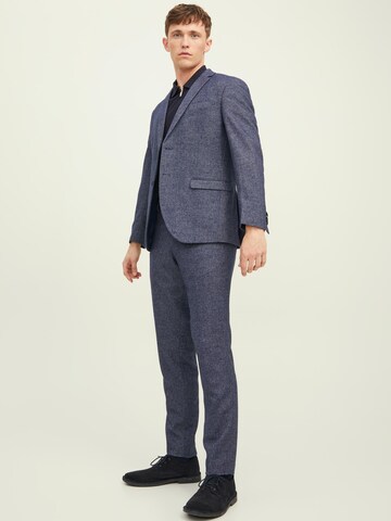 Coupe slim Costume 'FRANCO' JACK & JONES en bleu : devant