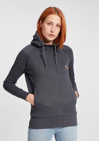 Oxmo Hoodie 'Puja' in Blau: predná strana