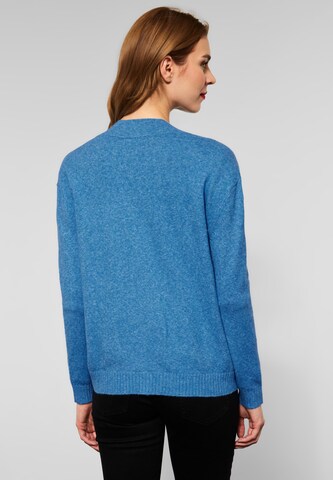 STREET ONE Knit Cardigan in Blue