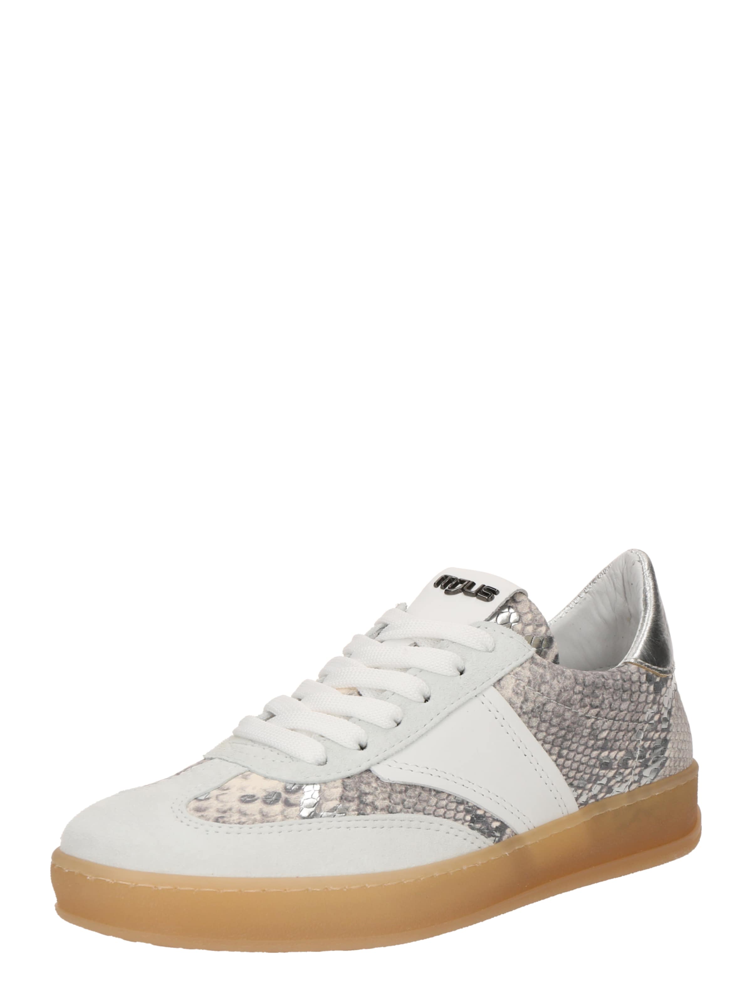 MJUS Platform trainers 'GENOVA' in Silver: front