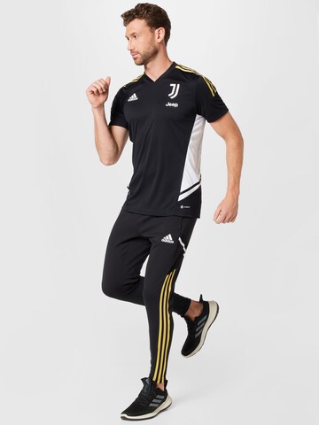 ADIDAS SPORTSWEAR Slimfit Sportnadrágok 'Juventus Condivo 22 ' - fekete