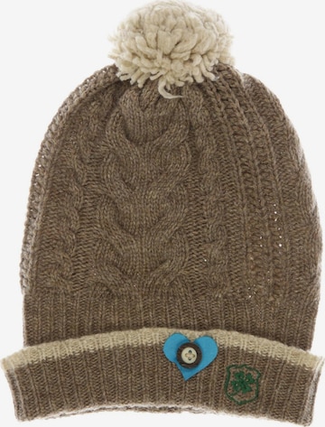 ADELHEID Hat & Cap in One size in Brown: front