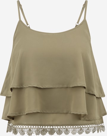 OBJECT Petite Top 'ANNA' in Green: front