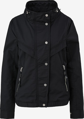QS Between-Season Jacket in Black: front