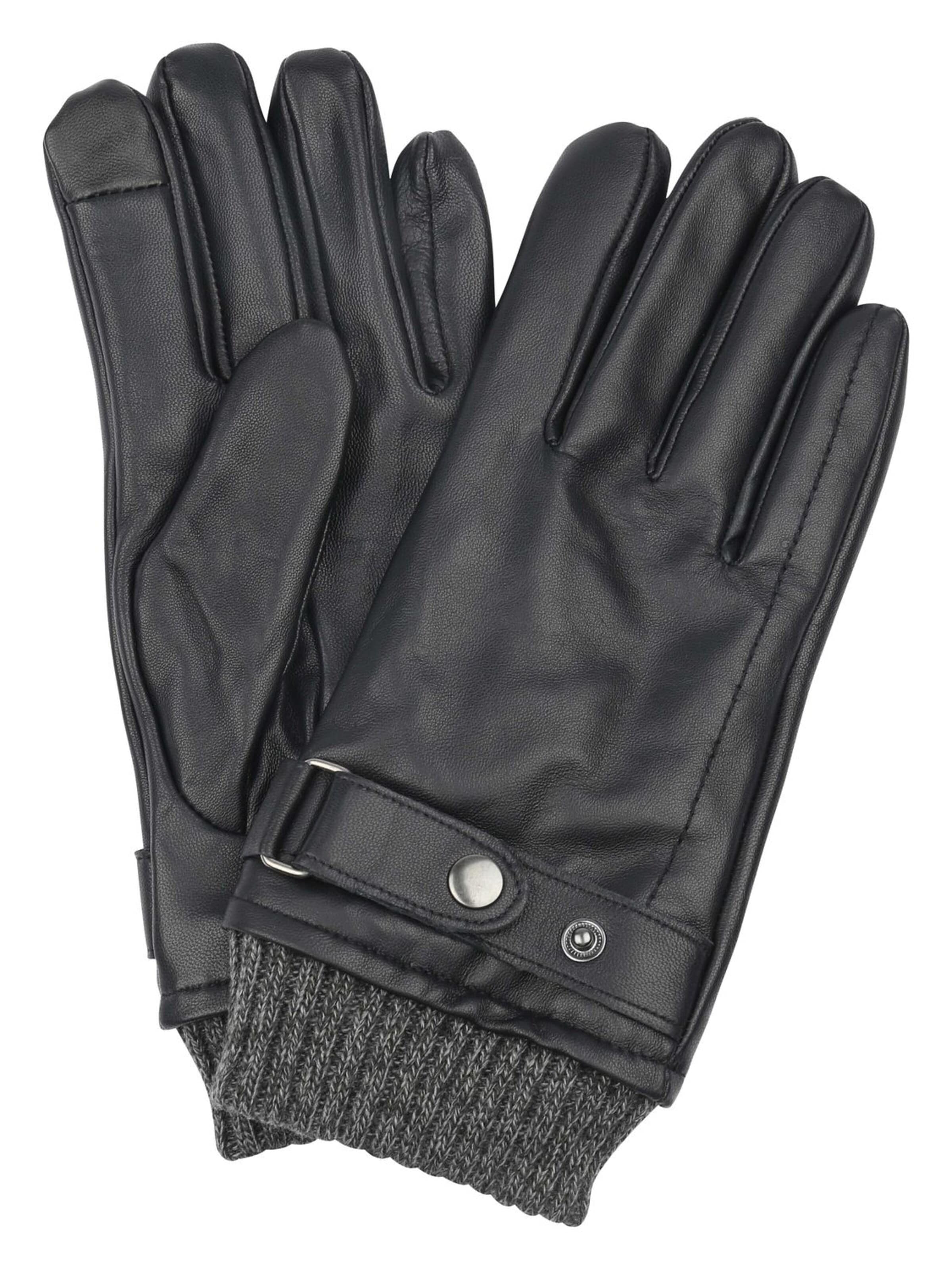 Suitable Fingerhandschuhe‌‌‌‌‌‌ in Schwarz: Vorderseite