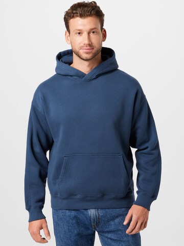 Sweat-shirt Abercrombie & Fitch en bleu : devant