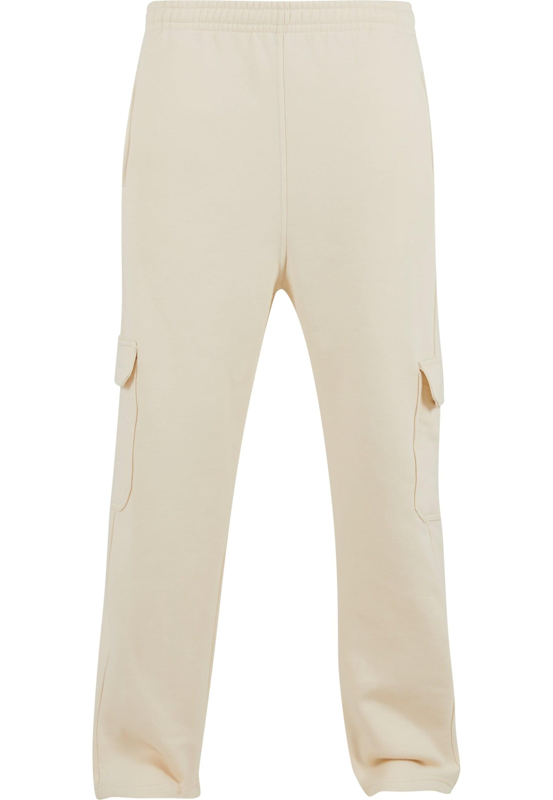 Loosefit Pantaloni cargo di Urban Classics in bianco: frontale