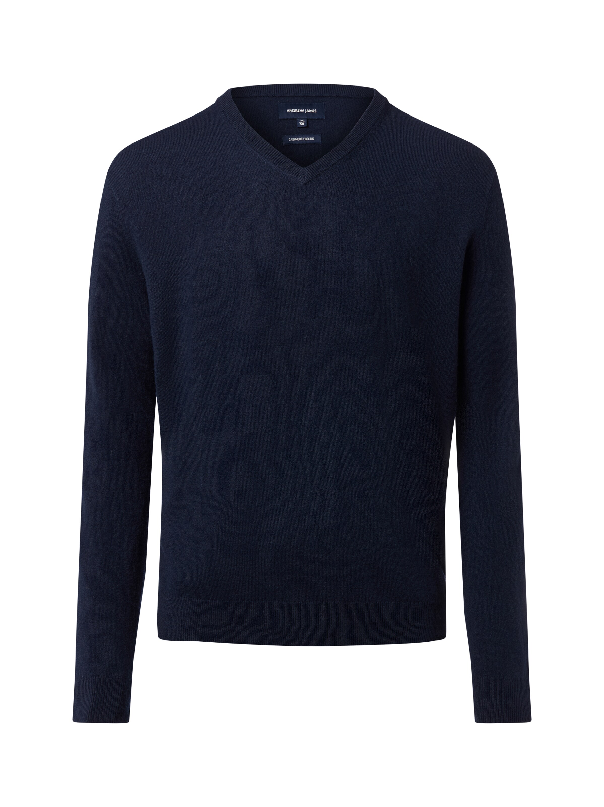 Andrew James Pullover in Blau: Vorderseite
