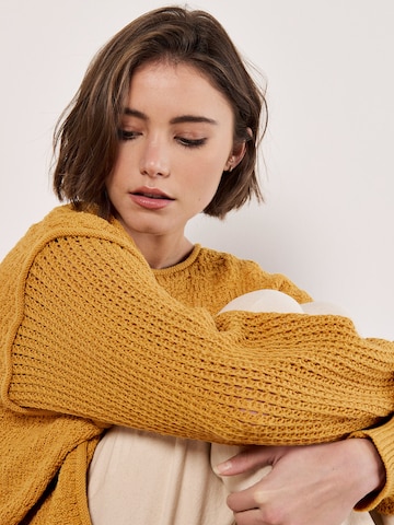 Pull-over ' ' Apricot en jaune