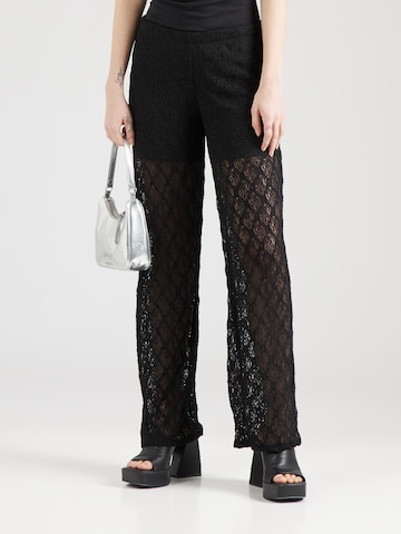 Regular Pantalon 'NAYA' PIECES en noir : devant