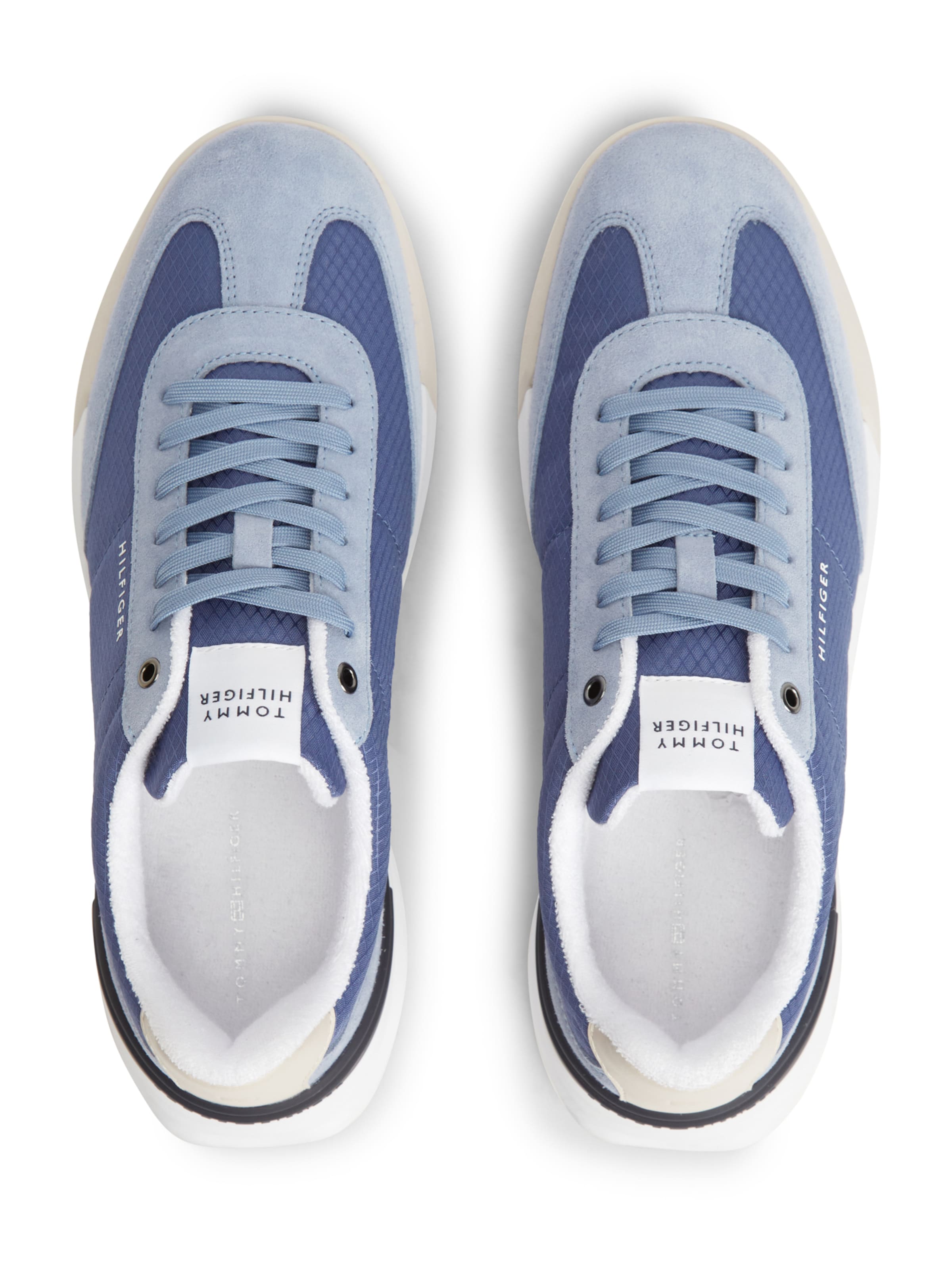 zils TOMMY HILFIGER Zemie brīvā laika apavi 'Retro Runner'