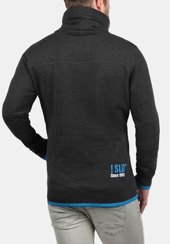 !Solid Stehkragenpullover 'BENJAMIN TUBE' in Grau