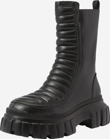 River Island Stiefelette 'CYBER BIKER' in Schwarz: predná strana