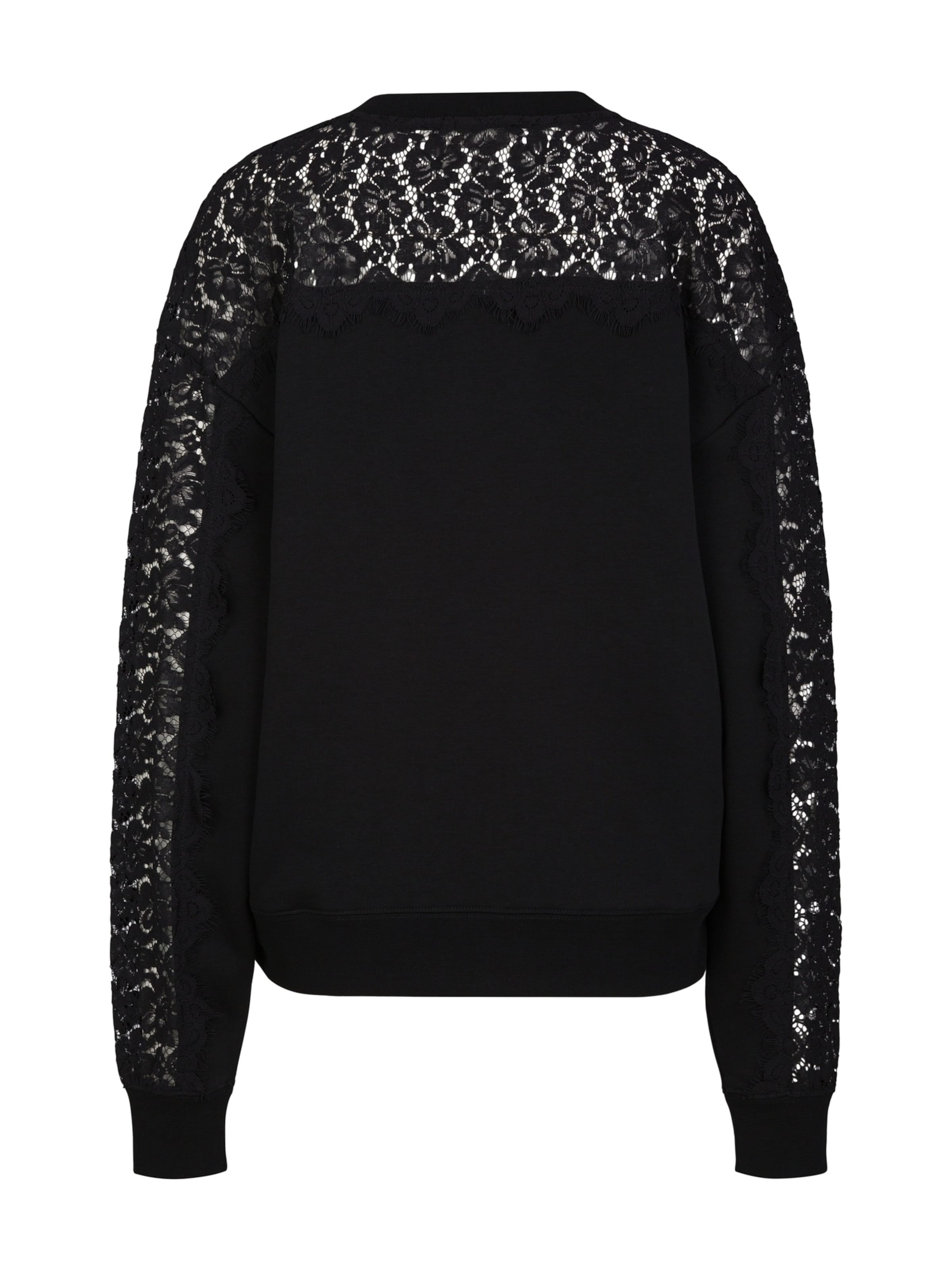 19V69 ITALIA Sweatshirt 'Sinja' in Zwart: terug