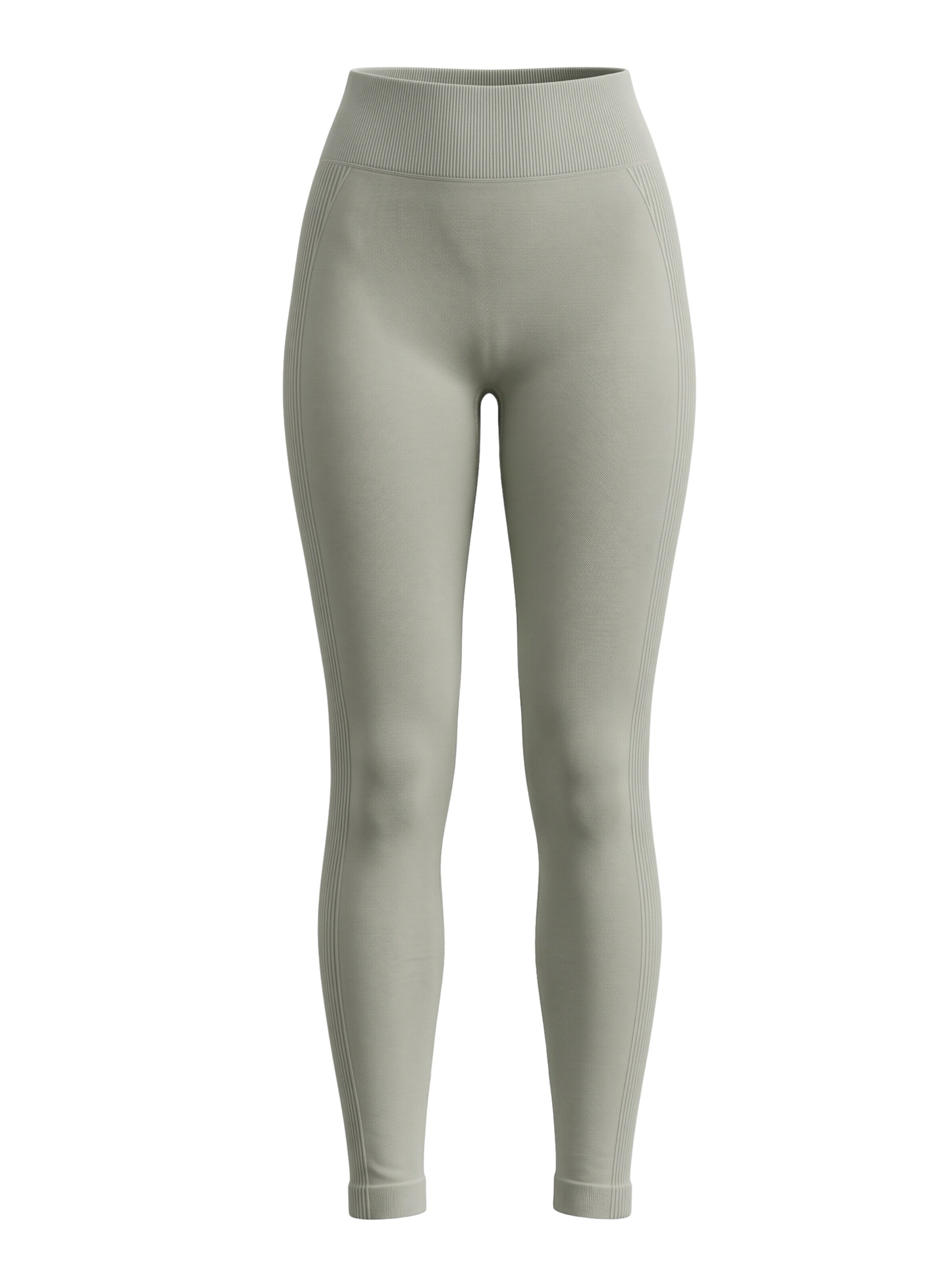 Skinny Leggings 'Wulibike Flex Core Seamless Scrunch Yoga Leggings' di WULIBIKE in grigio: frontale