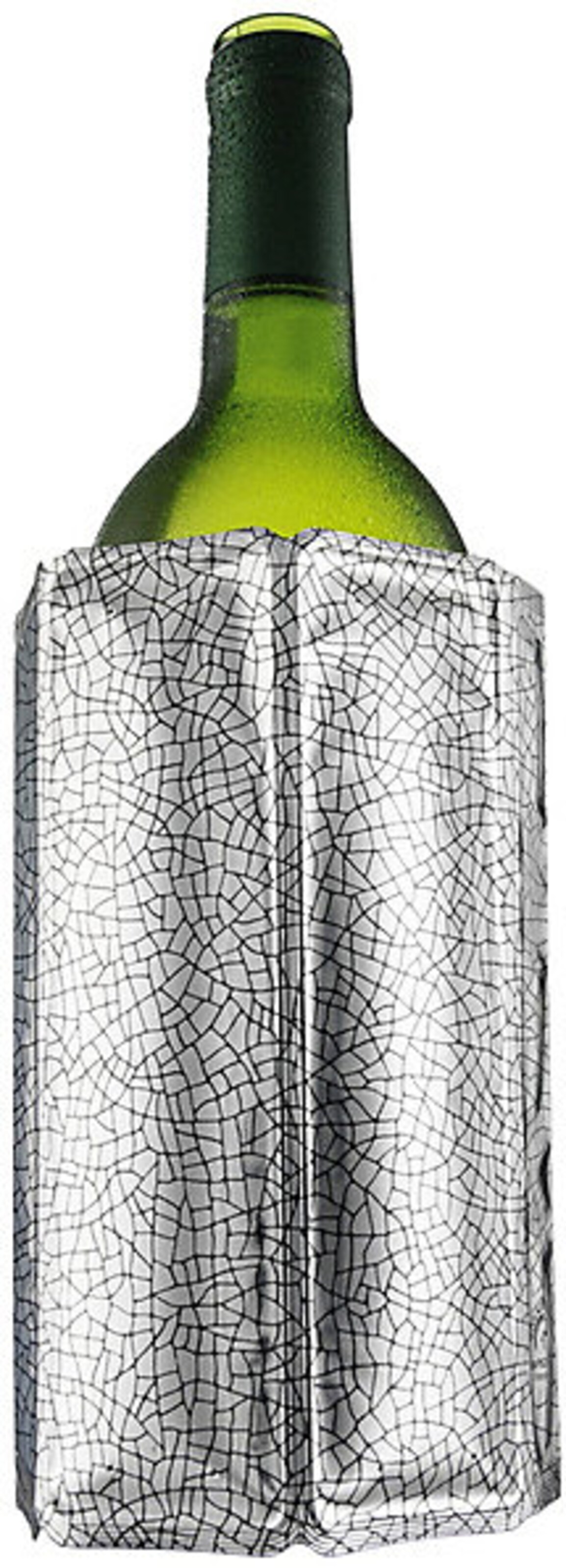 Männer Wohn-Accessoires vacu vin Weinkühler 'Holz' in Silber - SY70480