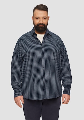 Coupe regular Chemise s.Oliver en bleu : devant