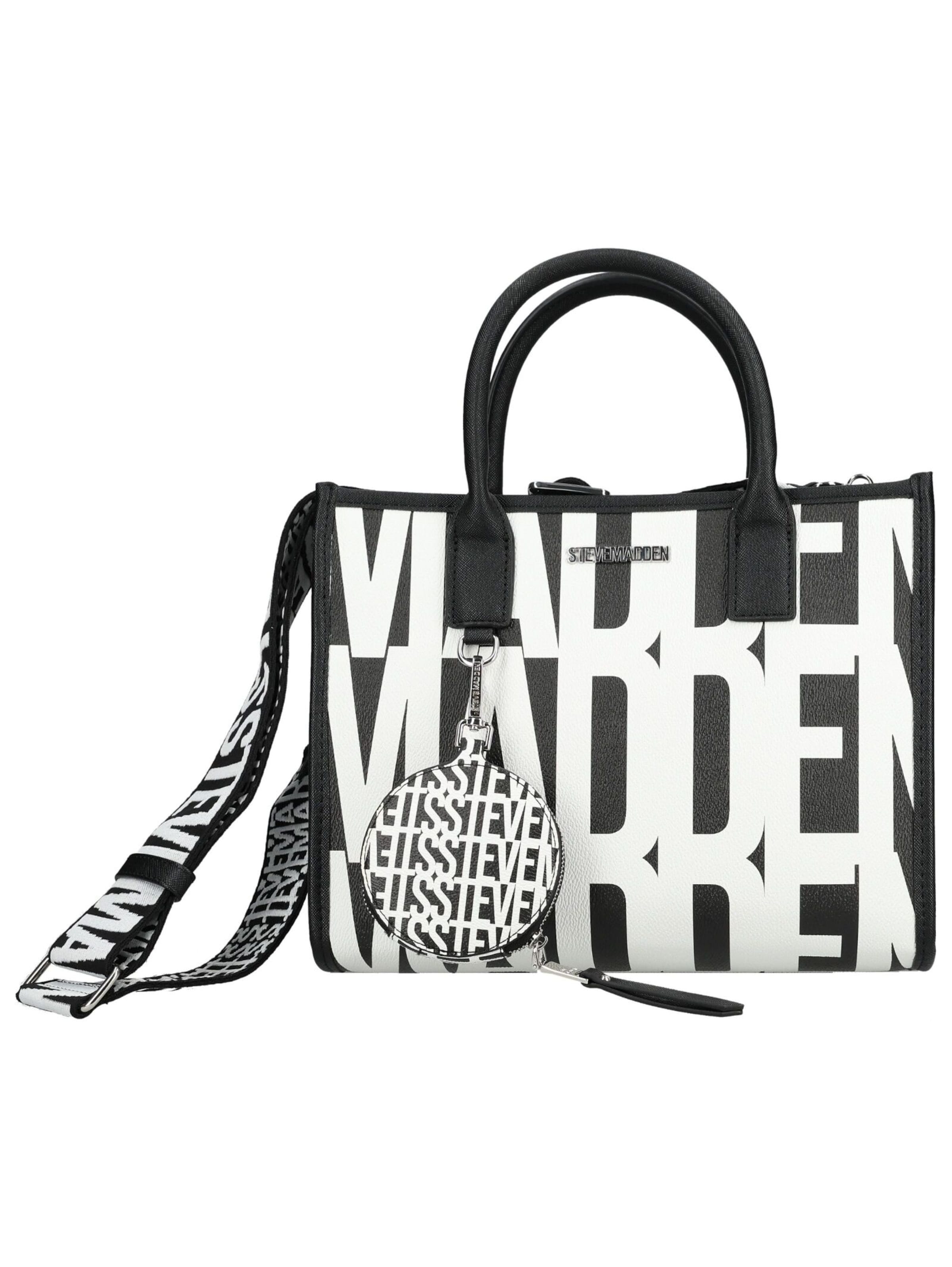 STEVE MADDEN Shopper in Zwart: voorkant