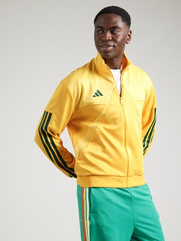 ADIDAS SPORTSWEAR Training jacket 'House of Tiro' in Yellow: front