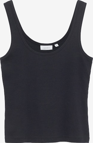 T-shirt COMMA en bleu : devant