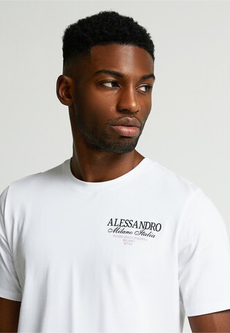 Alessandro Zavetti Shirt 'Montanelli' in Wit