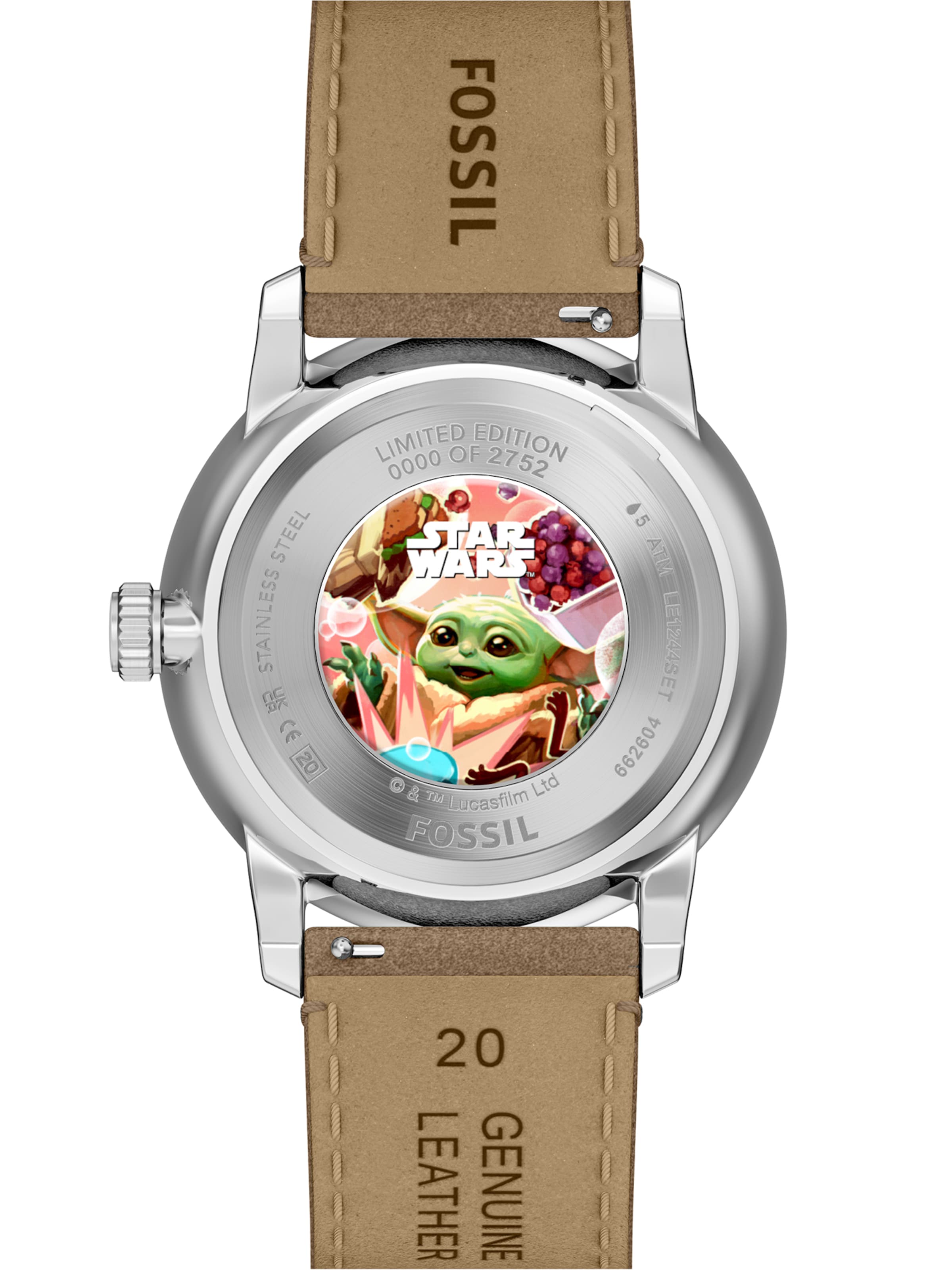 FOSSIL Analog klocka 'NEUTRA GROGU' i brun